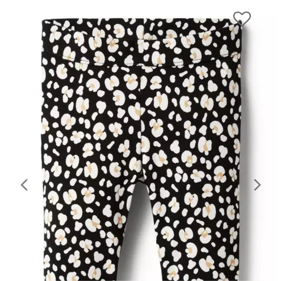 Janie and Jack Black leopard two piece set 2T black animal print - Picture 5 of 14